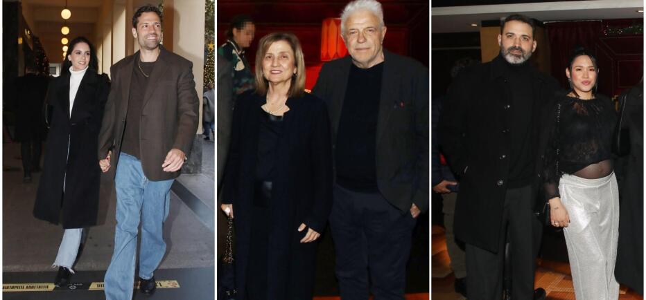 Αργυρός: Mε τη Νίκα, τους γονείς και τον αδελφό του στο Παλλάς