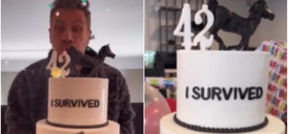 «I Survived»: Ο Άκης Πετρετζίκης γιόρτασε τα 42α γενέθλιά του