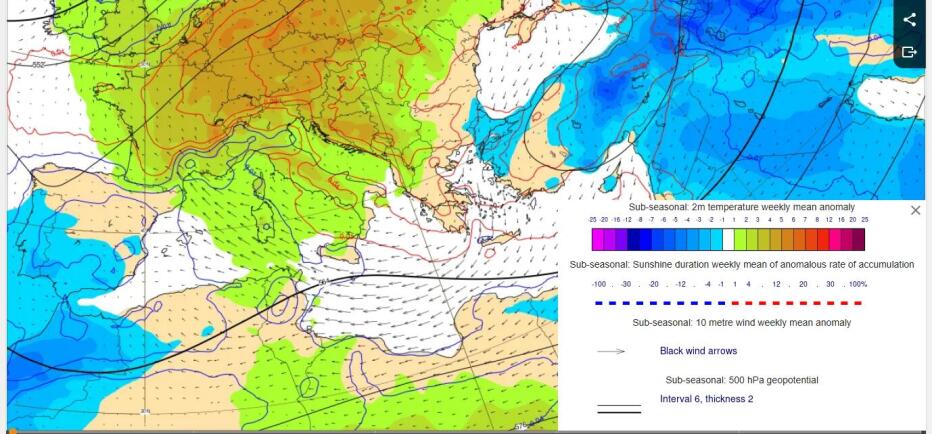 Καιρός: Η πρόγνωση έως 23/3 - Οι πιθανότητες βροχής και οι θερμοκρασίες