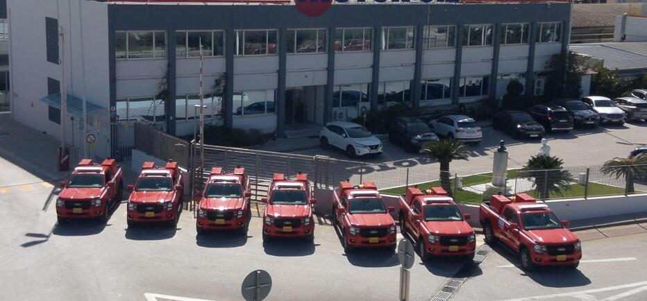 Δωρεά 7 πυροσβεστικών οχημάτων σε Κόρινθο και Λουτράκι