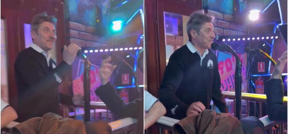 Γιάννης Στάνκογλου: Τραγουδάει καραόκε στη Βουδαπέστη