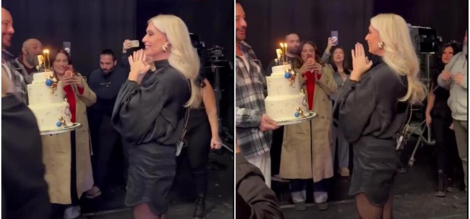 Μαρία Μπακοδήμου: Γενέθλια στο πλατό του «Αδύναμου Κρίκου»