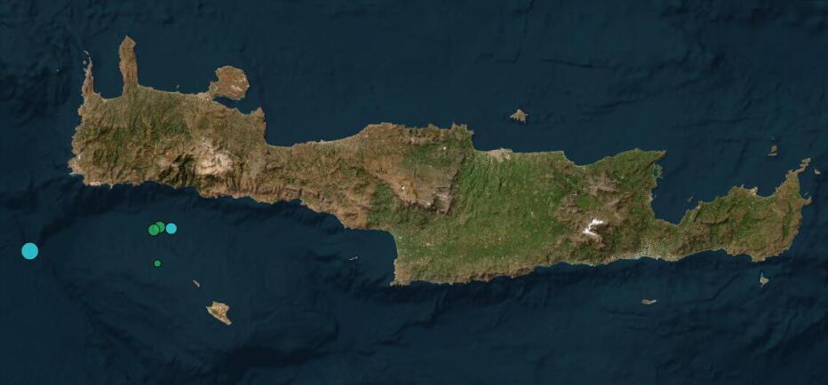 Σεισμός 4,5 Ρίχτερ στην Παλαιόχωρα Χανίων