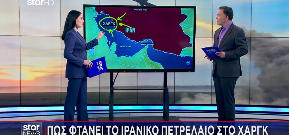 Η διαδρομή του πετρελαίου από το νησί Χαργκ στις χώρες προορισμού