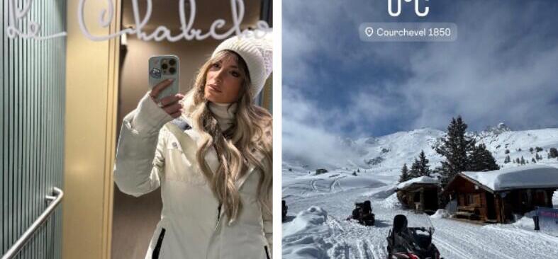 Αθηνά Οικονομάκου - Μπρούνο Τσερέλα: Χιόνι και έρωτας στο Κουρσεβέλ