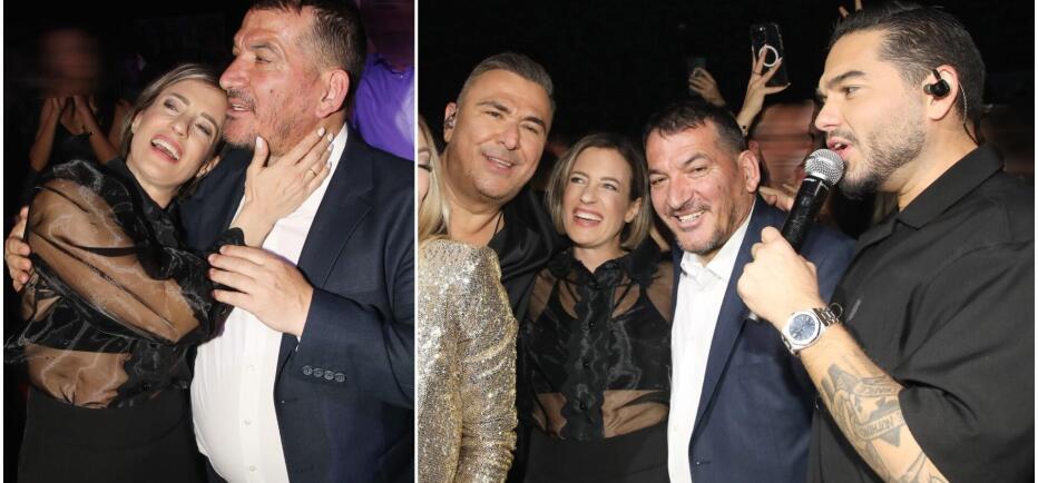 Πύρρος Δήμας- Αφροδίτη Σκαφίδα: Σπάνια βραδινή έξοδος για το ζευγάρι