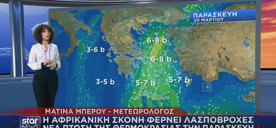 Επιμένει η κακοκαιρία: Σκόνη, καταιγίδες και χιόνια την Παρασκευή