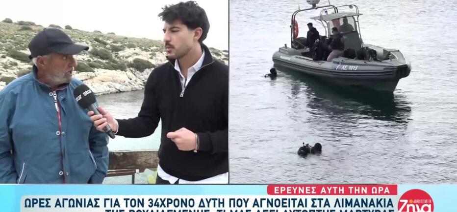 Θρίλερ Στη Βουλιαγμένη: Συνεχίζονται Οι Έρευνες Για Τον Δύτη