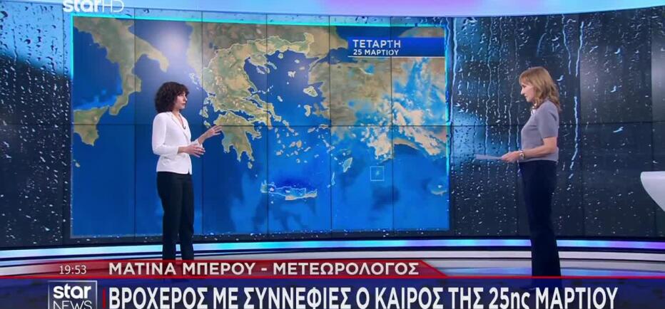 Με δύο «πρόσωπα» ο καιρός την 25η Μαρτίου - Πού θα χρειαστεί ομπρέλα