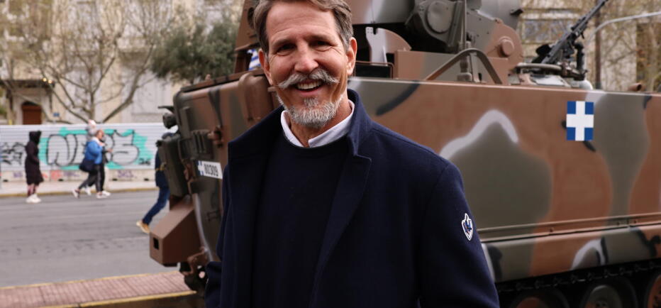 Στην παρέλαση της 25ης Μαρτίου ο Παύλος Ντε Γκρες