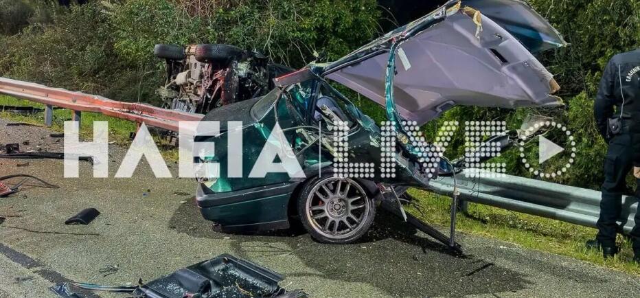 Σφοδρό τροχαίο στον Πύργο: Χαροπαλεύει 30χρονος