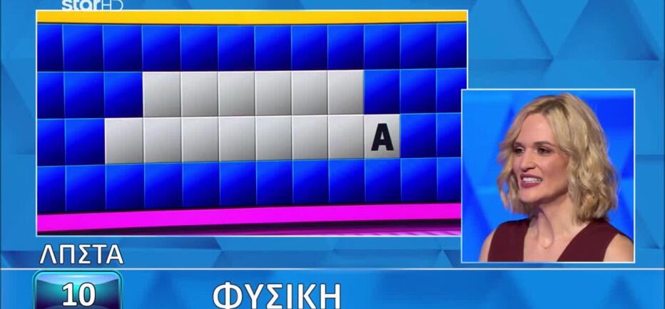 Τροχός της Τύχης: Ζόρικος ο γρίφος - Εμφανίστηκε στον πίνακα μόνο το Α!