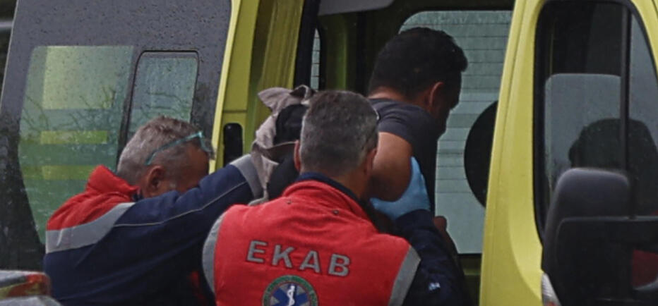 Δίκη Τέμπη: Με ασθενοφόρο έφυγε ο Πάνος Ρούτσι από το δικαστήριο