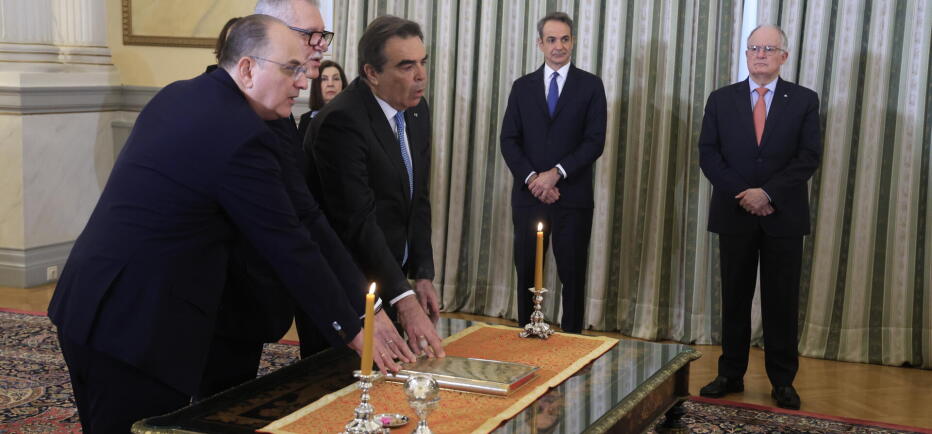 Ορκίστηκαν Σχοινάς, Τουρνάς και Λαζαρίδης μετά τον ανασχηματισμό