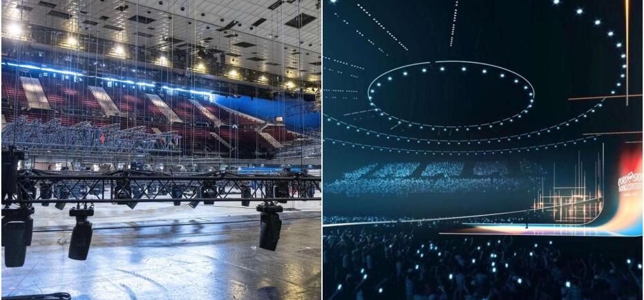 Eurovision 2026: Ξεκίνησε η κατασκευή της σκηνής στο Wiener Stadthalle