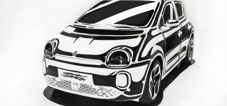 Renault Twingo E-Tech Electric: Έγινε και σκίτσο