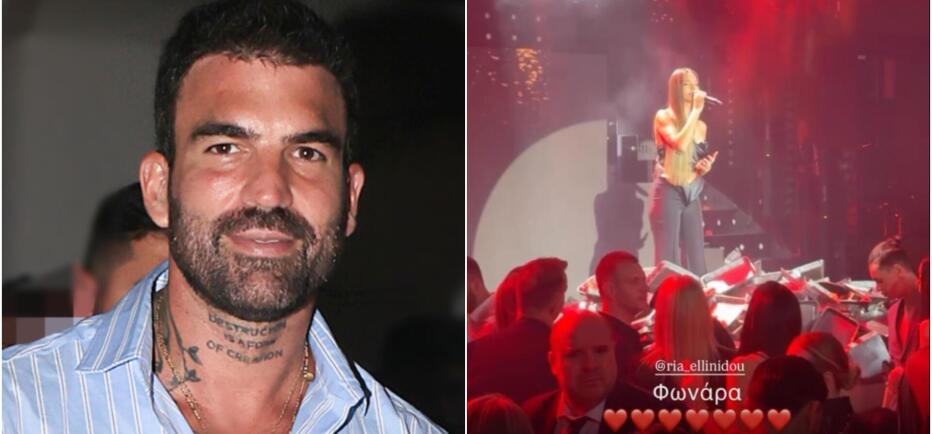 Δημήτρης Αλεξάνδρου: Πήγε στην πρεμιέρα της Ρίας Ελληνίδου και την αποθέωσε