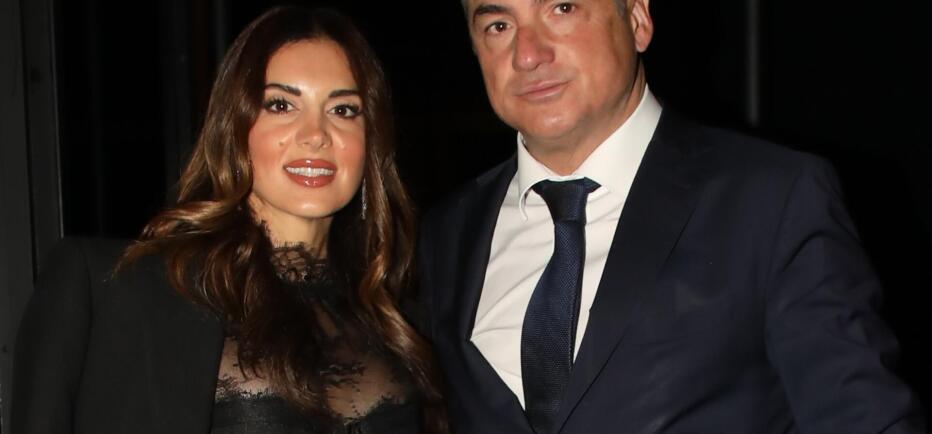 Σταματίνα Τσιμτσιλή - Θέμης Σοφός: Σπάνια βραδινή έξοδος για το ζευγάρι