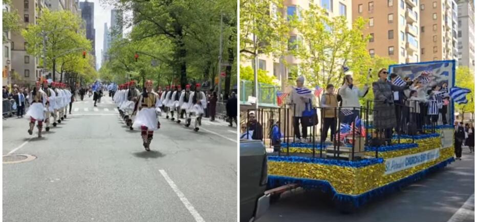 Νέα Υόρκη: Με λαμπρότητα η παρέλαση για την 25η Μαρτίου στην 5η Λεωφόρο