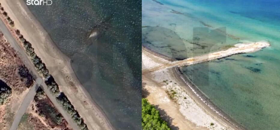 Σκάλα Ωρωπού: Η Παραλία Πριν Και Μετά Το Μπάζωμα