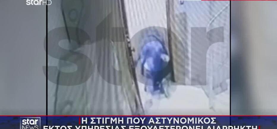 Κολωνός: Αστυνομικός εκτός υπηρεσίας συνέλαβε διαρρήκτη - Βίντεο