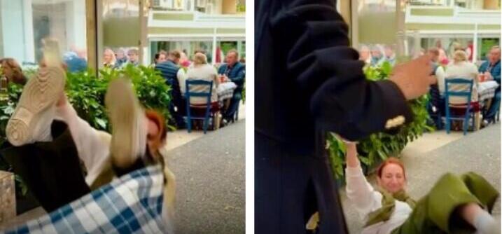 Στεφανία Γουλιώτη: Το viral «πέσιμο» της ηθοποιού