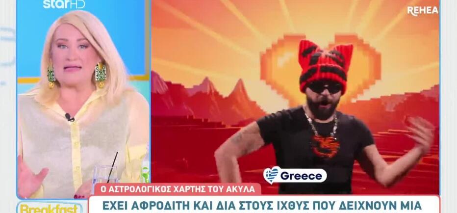 Άση Μπήλιου: Τι δείχνει ο αστρολογικός χάρτης του Akyla για τη Eurovision