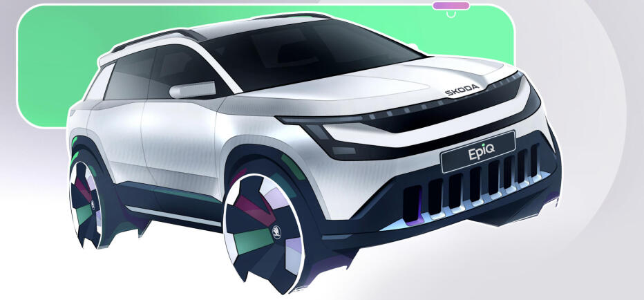 Skoda Epiq: Δείτε τα πρώτα σκίτσα