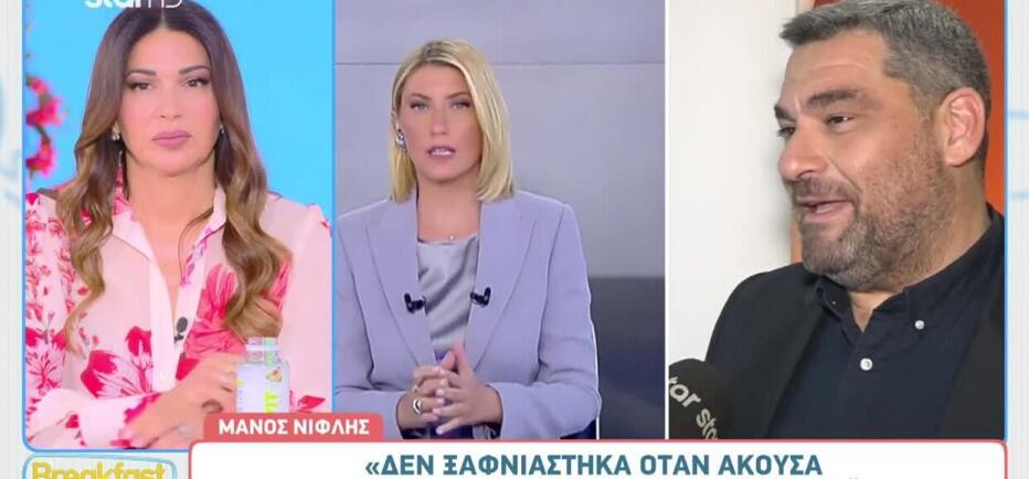 Μάνος Νιφλής: Τα σχόλια του δημοσιογράφου για το τηλεοπτικό τοπίο