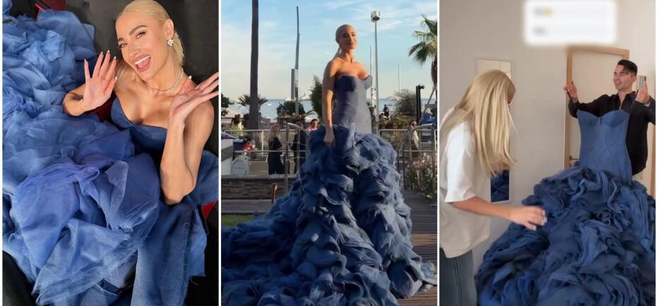 Ιωάννα Τούνη: Με iconic dress στις Κάννες - Περπάτησε στο κόκκινο χαλί