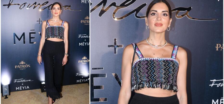 Σταματίνα Τσιμτσιλή: Η boho glam εμφάνιση με crochet crop top