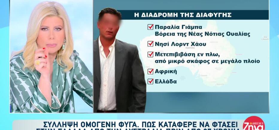 Σύλληψη ομογενή: Πώς έφτασε στην Ελλάδα από την Αυστραλία