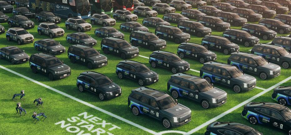 Hyundai: Ο απίστευτος αριθμός αυτοκινήτων στο FIFA World Cup 2026