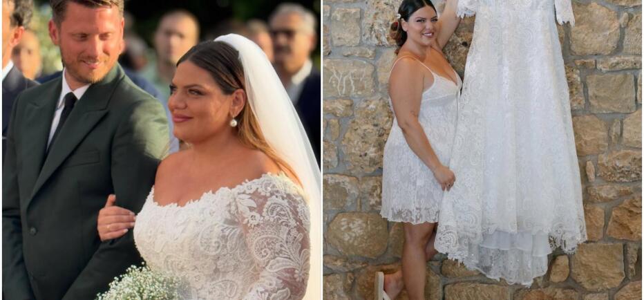 Δανάη Μπάρκα: Οι αδημοσίευτες φωτογραφίες φωτογραφίες από τον γάμο της