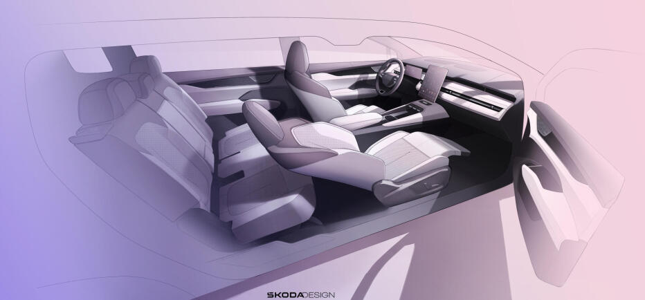 Skoda Peaq: Αποκαλύπτουμε τα πρώτα σκίτσα του εσωτερικού