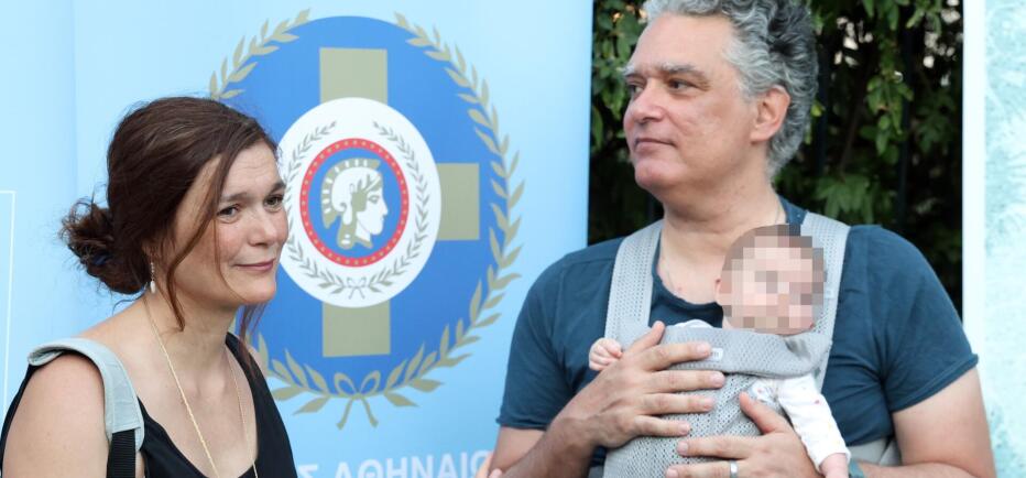 Αλεξάνδρα Αϊδίνη: Με τον σύντροφό της και την 3,5 μηνών κόρη τους