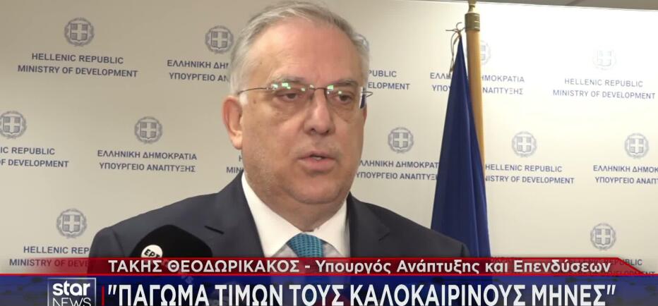 Συμφωνία κυβέρνησης και αγοράς για «παγωμένες» τιμές το καλοκαίρι