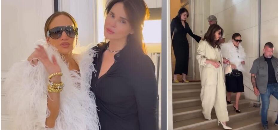 Η Jlo στο ατελιέ της Σήλιας Κριθαριώτη στο Παρίσι