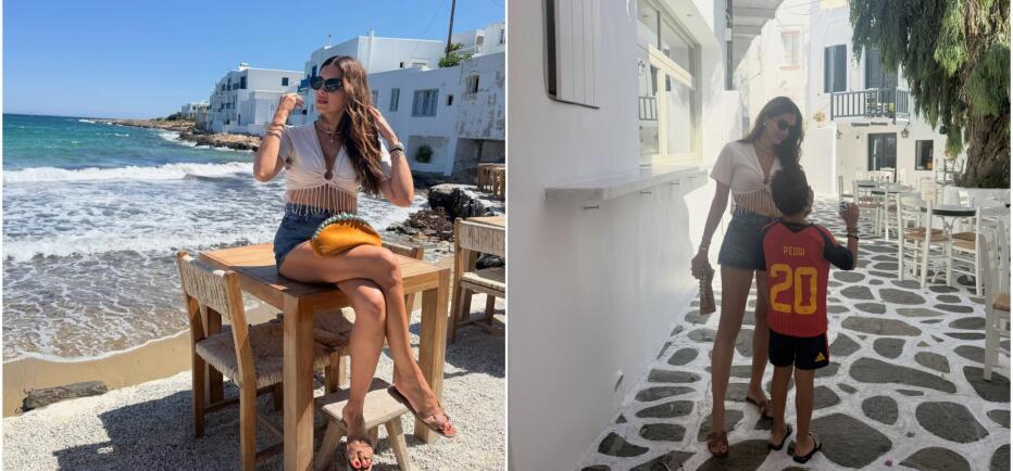 Σε καλοκαιρινό mood η Σταματίνα Τσιμτσιλή: Οι πρώτες της στιγμές στην Πάρο