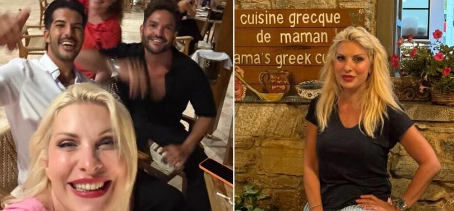 Ελένη Μενεγάκη: Τα «έσπασε» σε πριβέ γλέντι στη Νάξο!