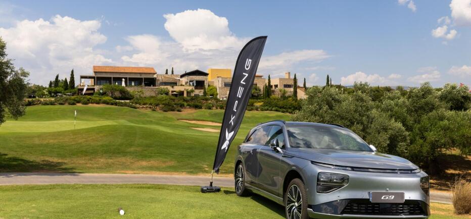 Tο XPENG G9 στο AEGEAN Messinia Pro-Am