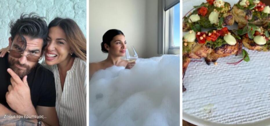 Χατζίδου - Παύλου: Room tour στη luxury σουίτα τους στη Μύκονο