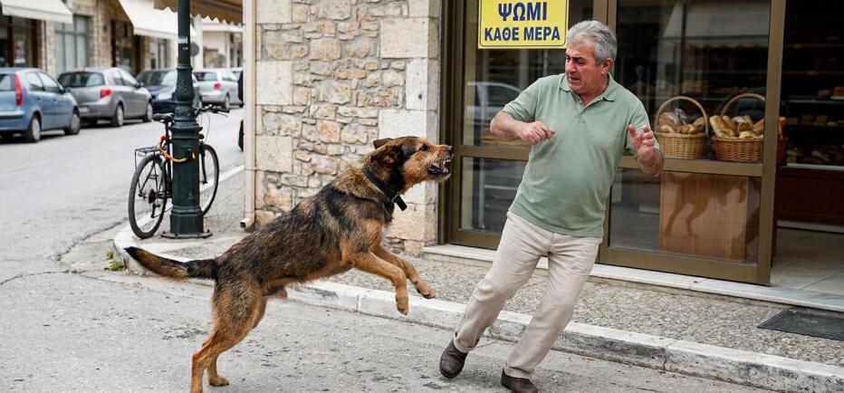Βριλήσσια: Άγρια επίθεση σκύλου σε άνδρα έξω από φούρνο