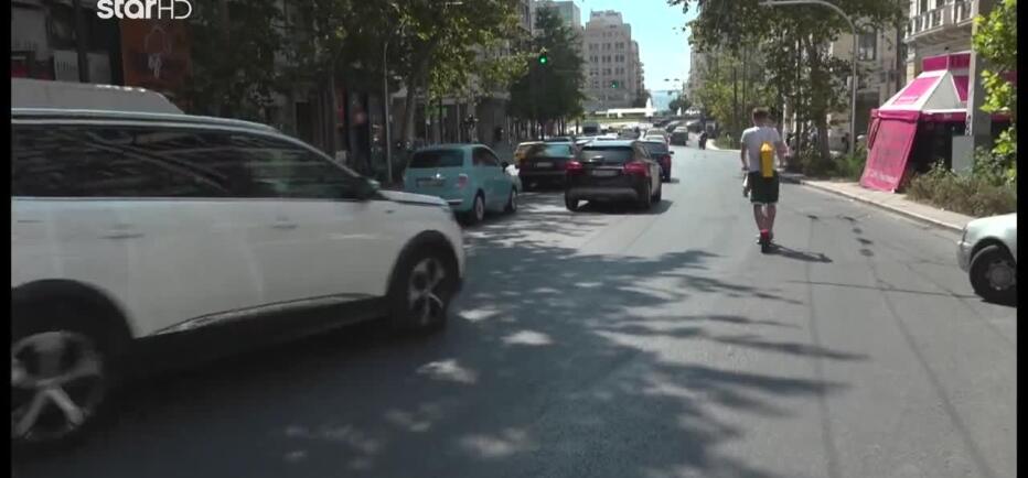 Ανύπαρκτες Διαγραμμίσεις Σε Κεντρικούς Δρόμους Της Αθήνας