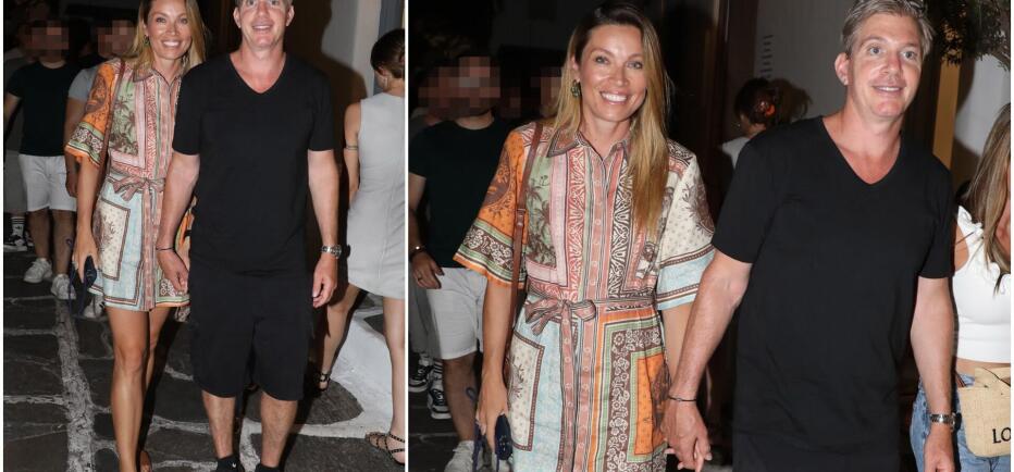 Χρουσαλά- Πατίτσας: Χέρι χέρι στη Μύκονο- Το island chic look της