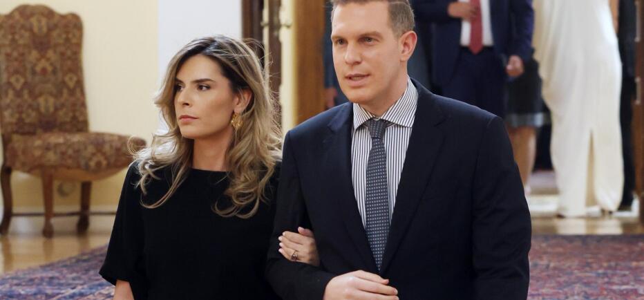 Γιώργος Ευγενίδης: Στο Προεδρικό Μέγαρο με τη σύντροφό του