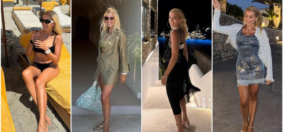 Σπυροπούλου: Tα 4+1 resort looks στη Μύκονο από το πρωί έως το βράδυ