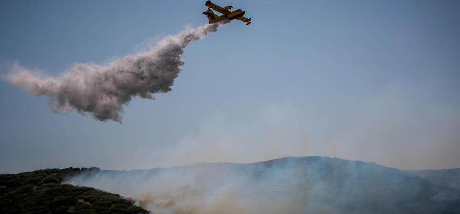 Φωτιά τώρα στη Λέσβο - Μήνυμα από το 112