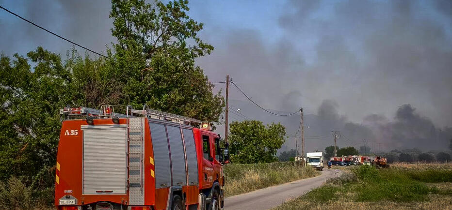 Φωτιά τώρα στη Νέα Τέλενδο Χαλκιδικής