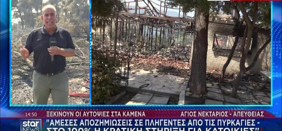 Ξεκινούν οι αυτοψίες για αποζημιώσεις στους πυρόπληκτους
